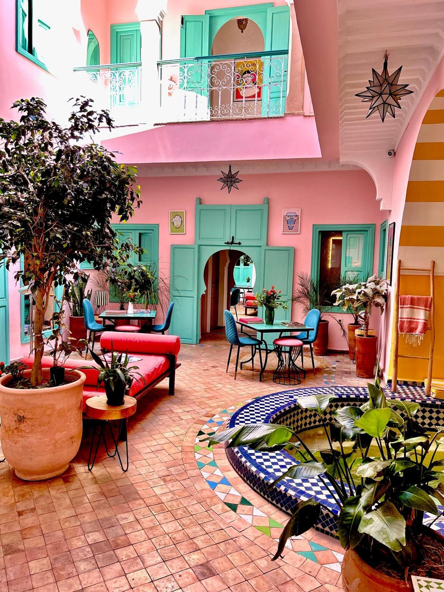 Riad Lauriers Blancs Marrakesh Buitenkant foto