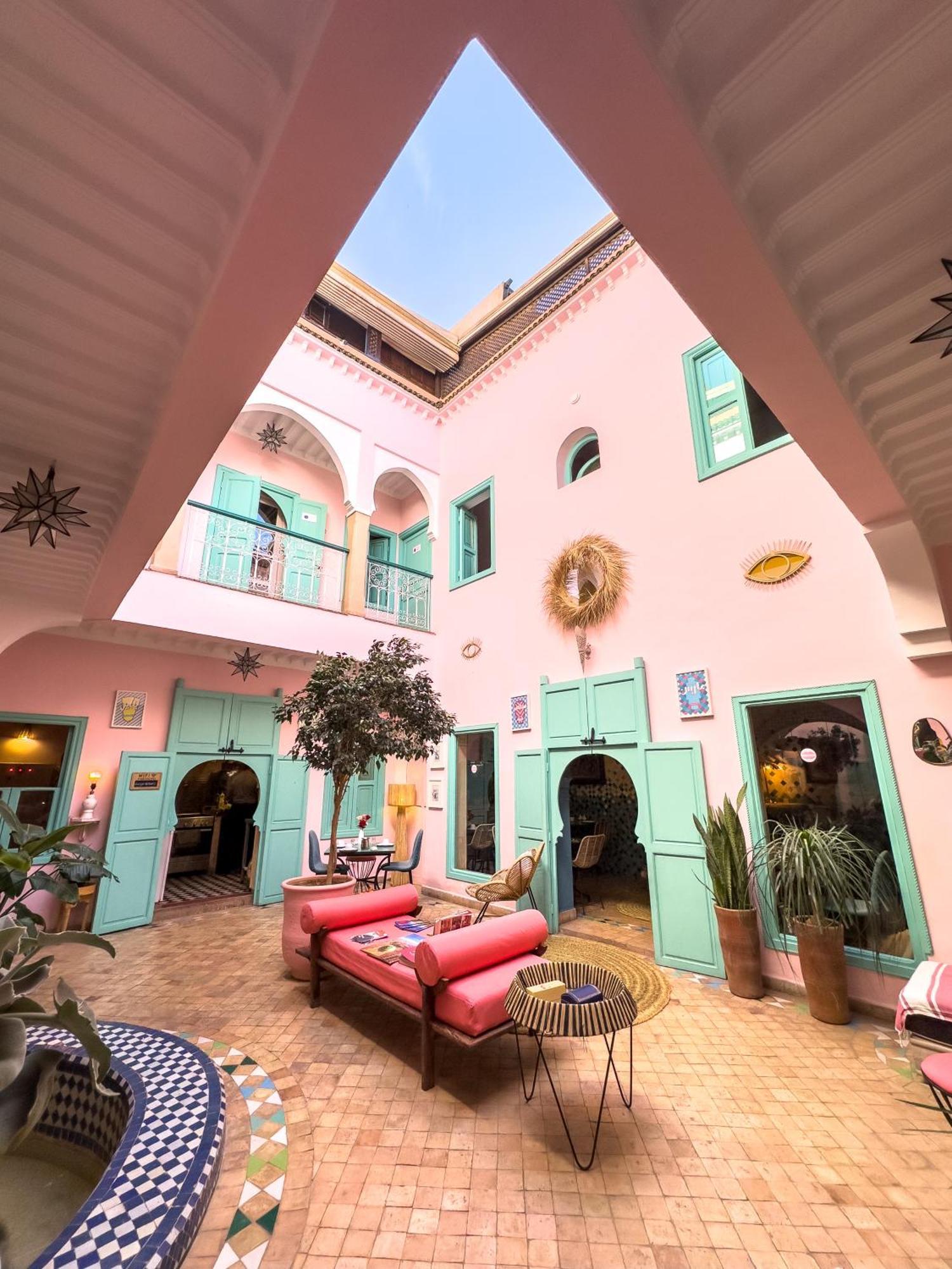 Riad Lauriers Blancs Marrakesh Buitenkant foto